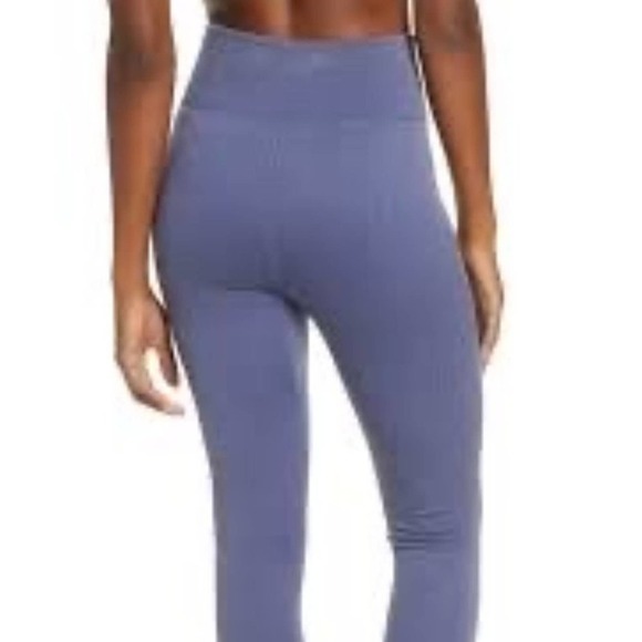 ZELLA High Waist ribbed seamless 7/8 leggings size Medium - Picture 2 of 7